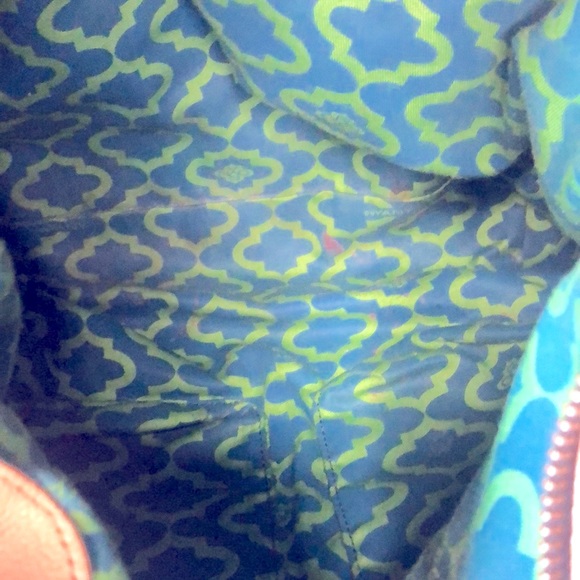 orYANY Adele brown  color block pebbled large leather shoulder handbag. - Picture 13 of 15